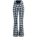 Aurora High Waist Flare Pant - Houndstooth - Black/Snow White