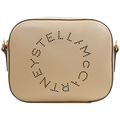 Stella McCartney Logo Camera Crossbody Bag - Fawn