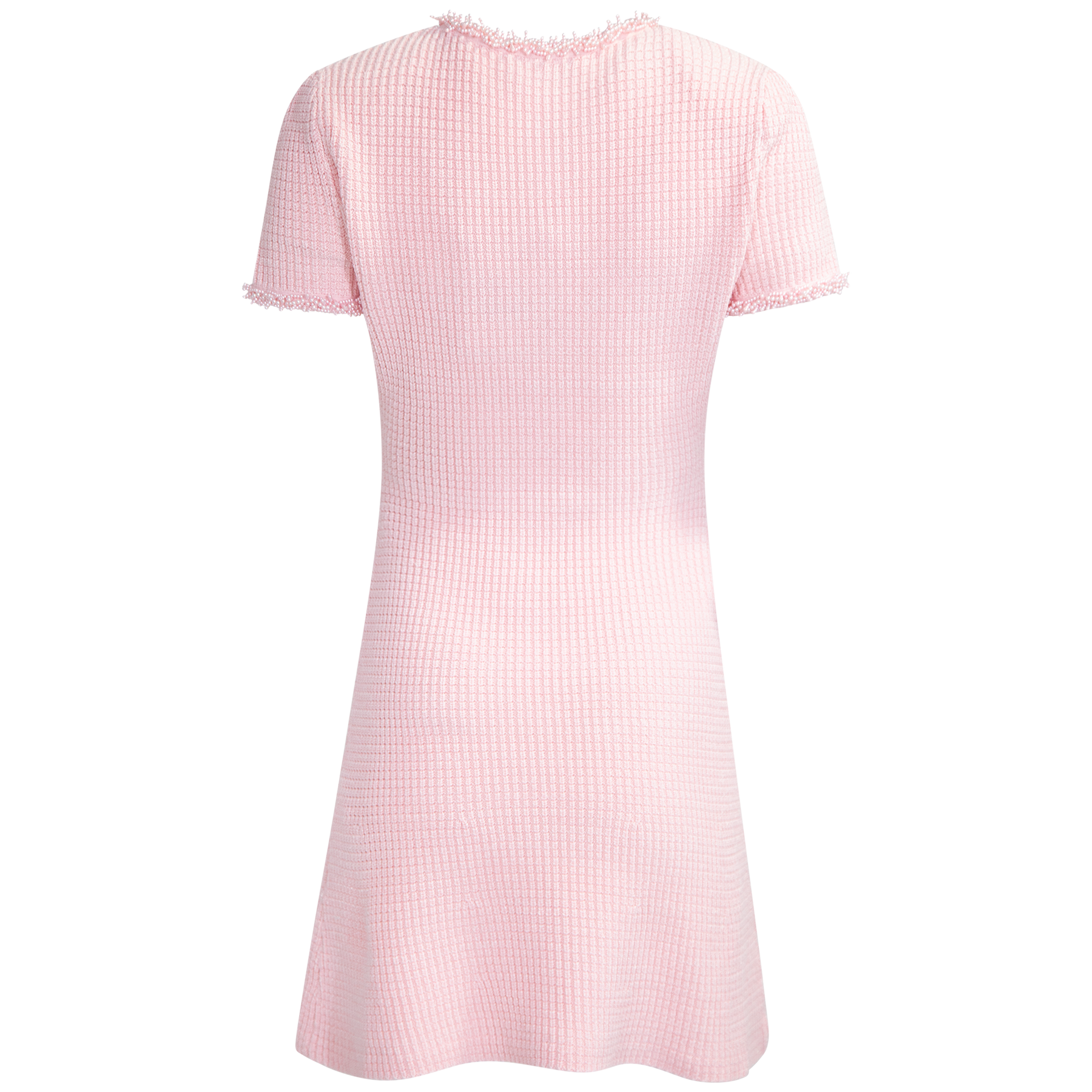 Textured Knit Mini Dress - Rosa