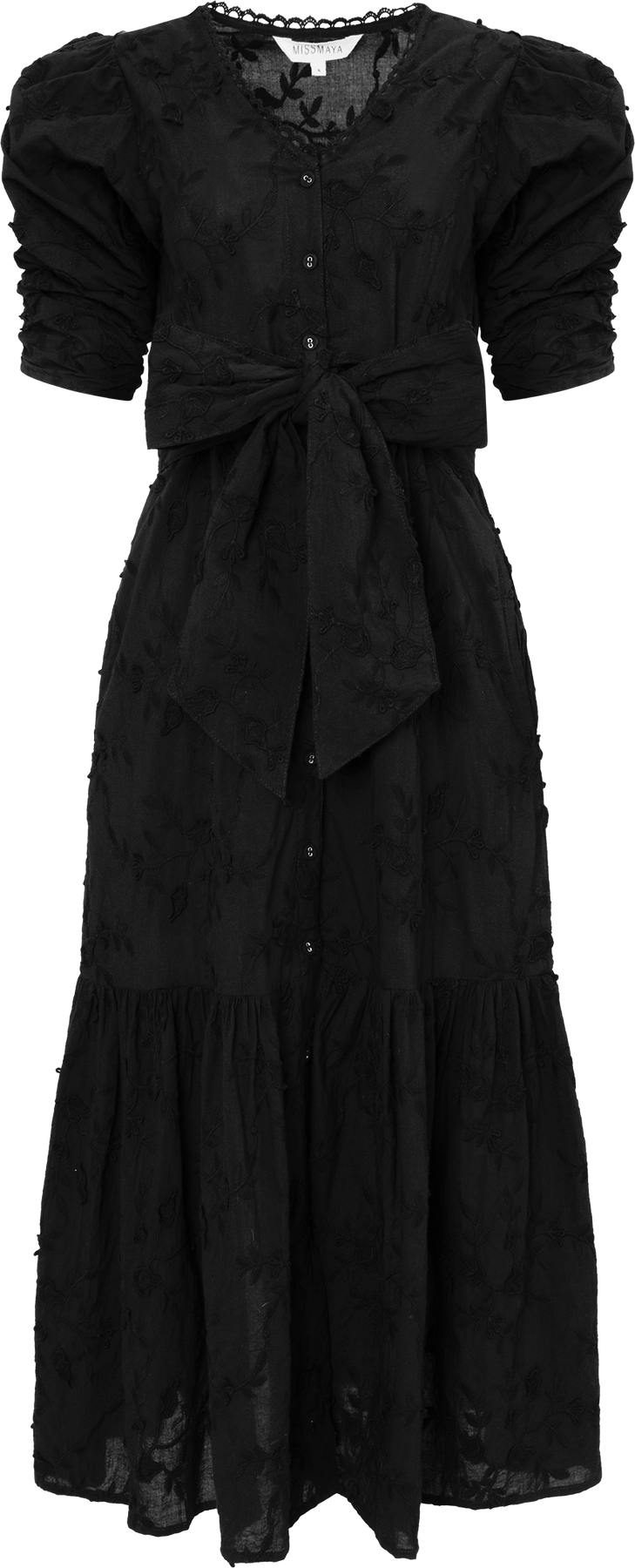 Sylvie Dress - Matte Black