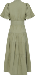 Gaia Dress - Sage Poplin