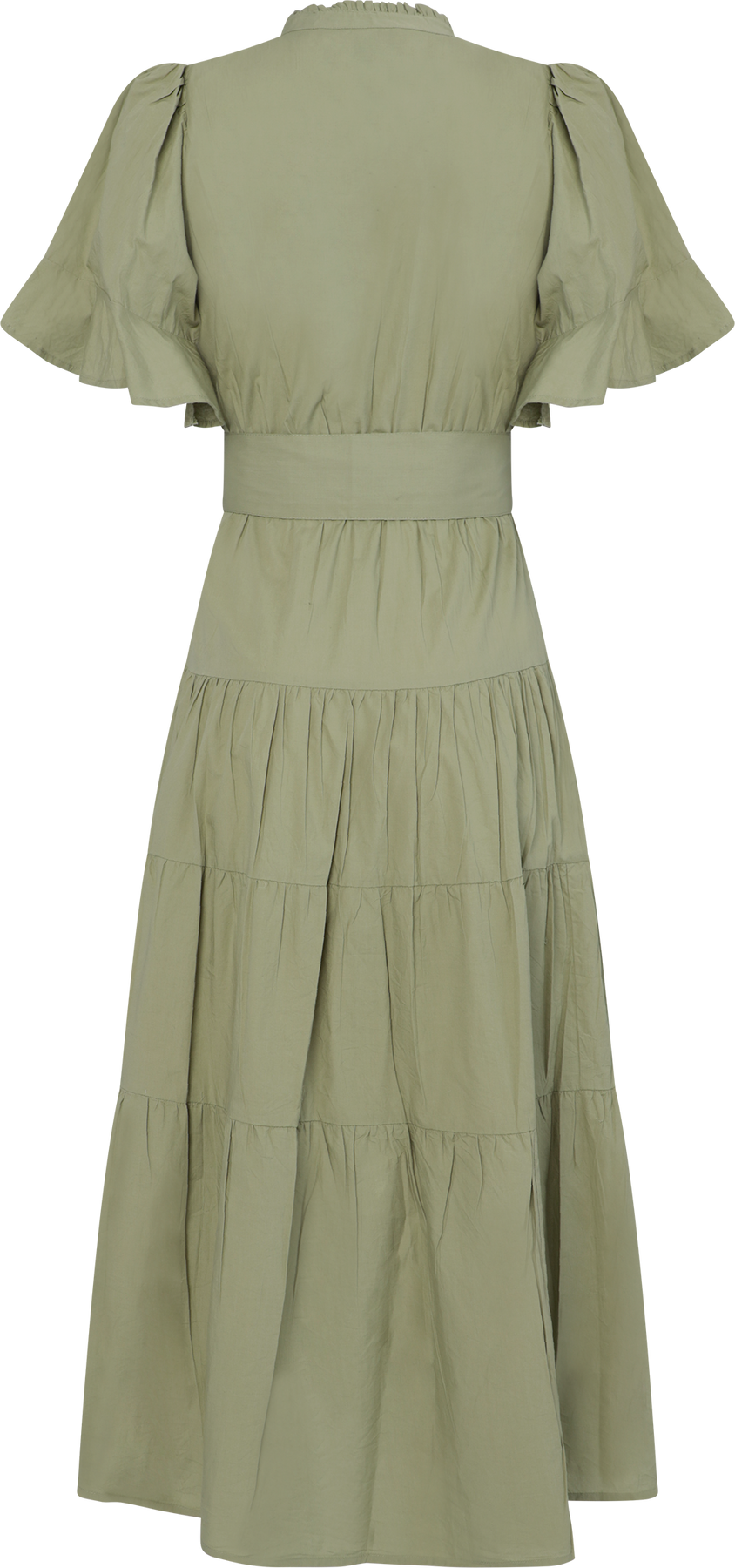Gaia Dress - Sage Poplin