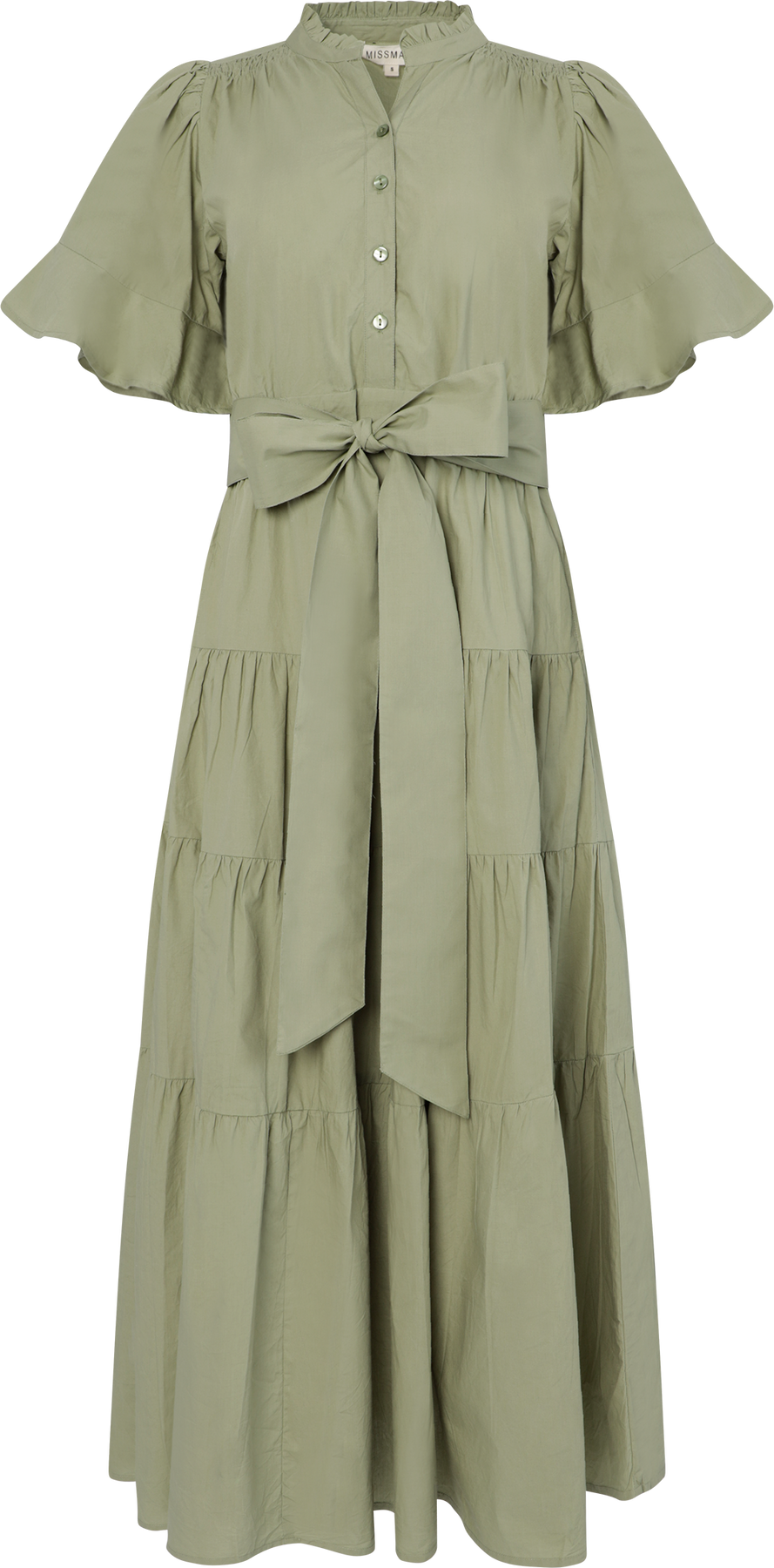 Gaia Dress - Sage Poplin