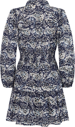 Vicky Dress - Blue Flower