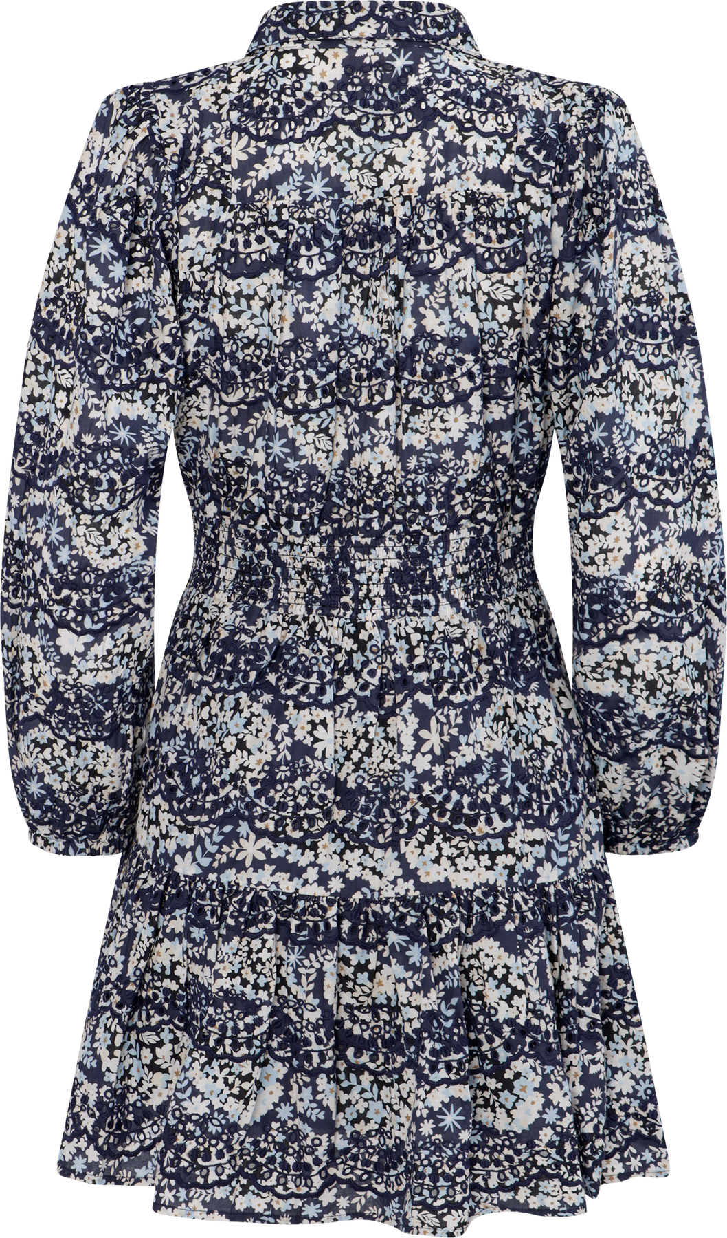 Vicky Dress - Blå Blomma
