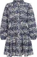 Vicky Dress - Blå Blomma