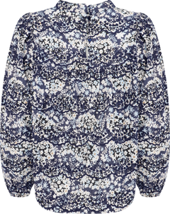 Karoline Blouse - Blue Flower