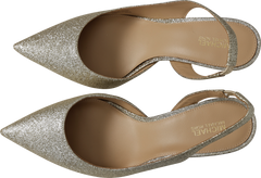 Alina Flex Sling Pump - Pale Gold