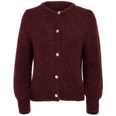 Idaic Cardigan - Bordeaux