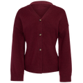 Karmaic Fitted Cardigan - Bordeaux