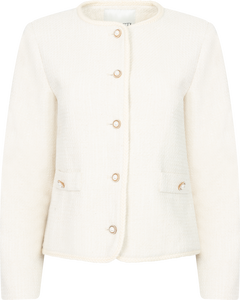 Amelia Long Sleeve Jacket - Off White