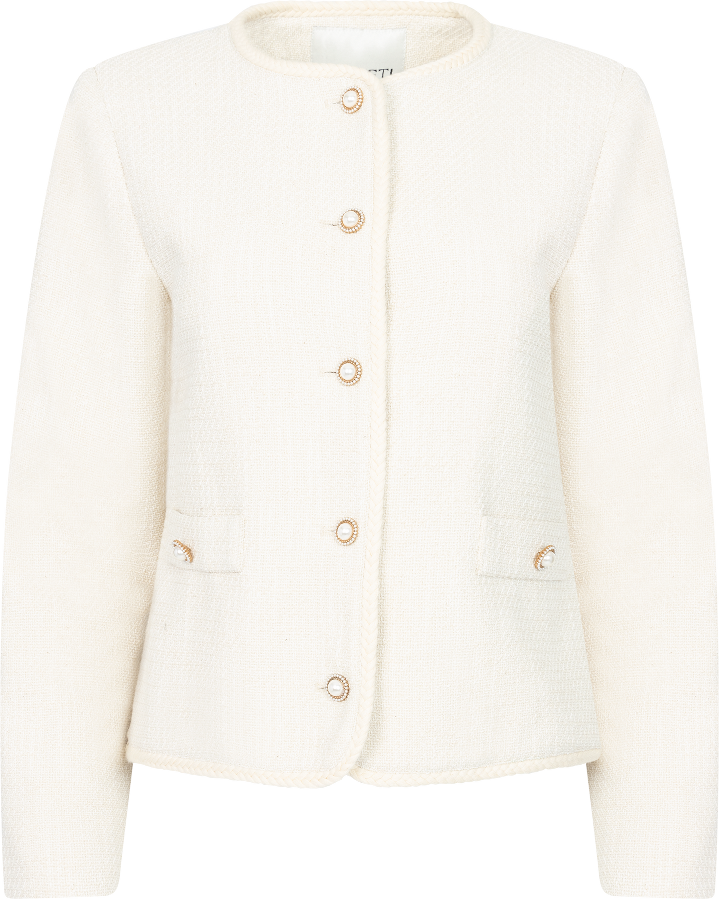 Amelia Long Sleeve Jacket - Off White