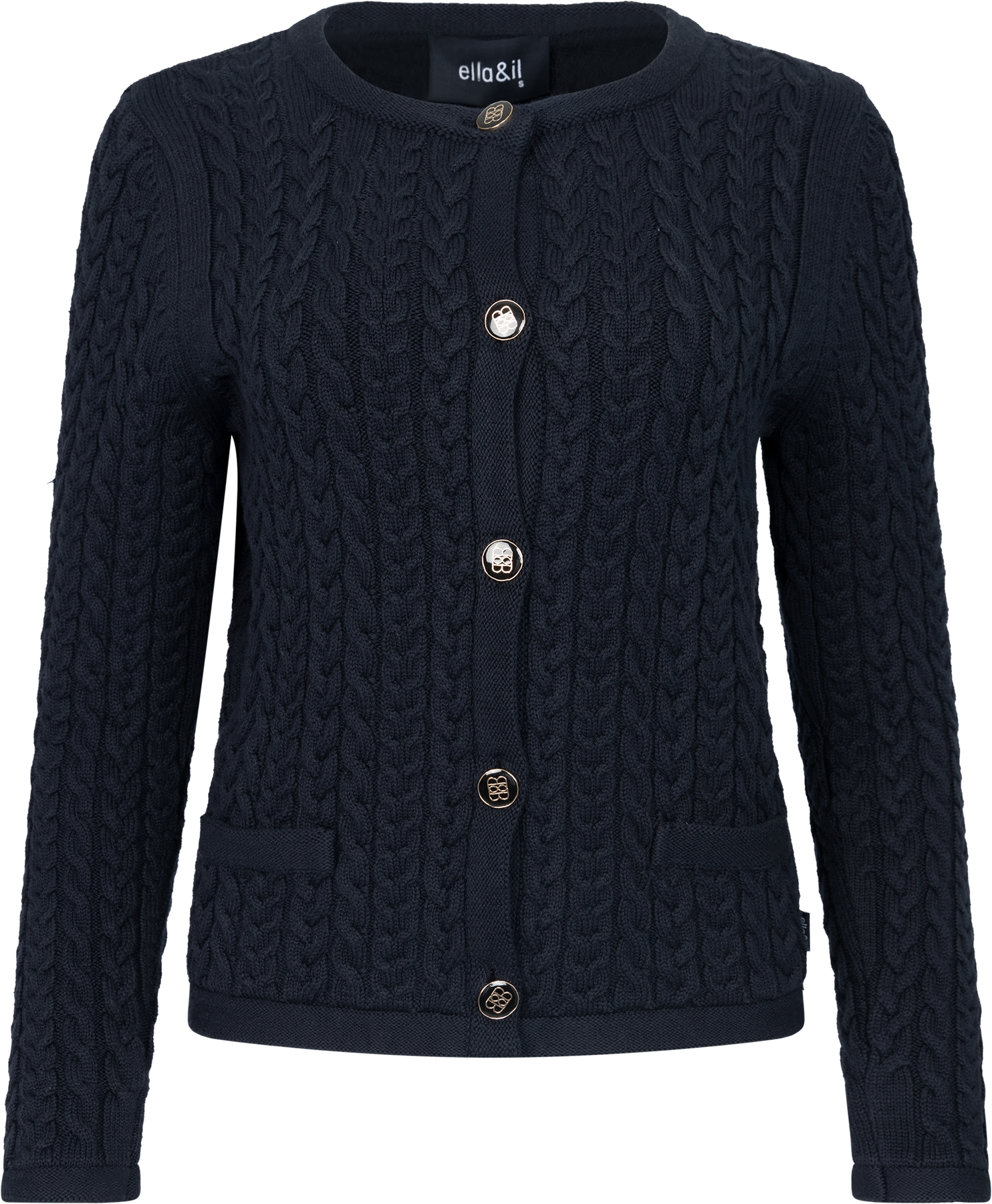 Ulla Cotton Jacket - Mörkblå