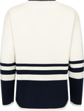 Gant Varsity V-Neck Kofta - Kräm
