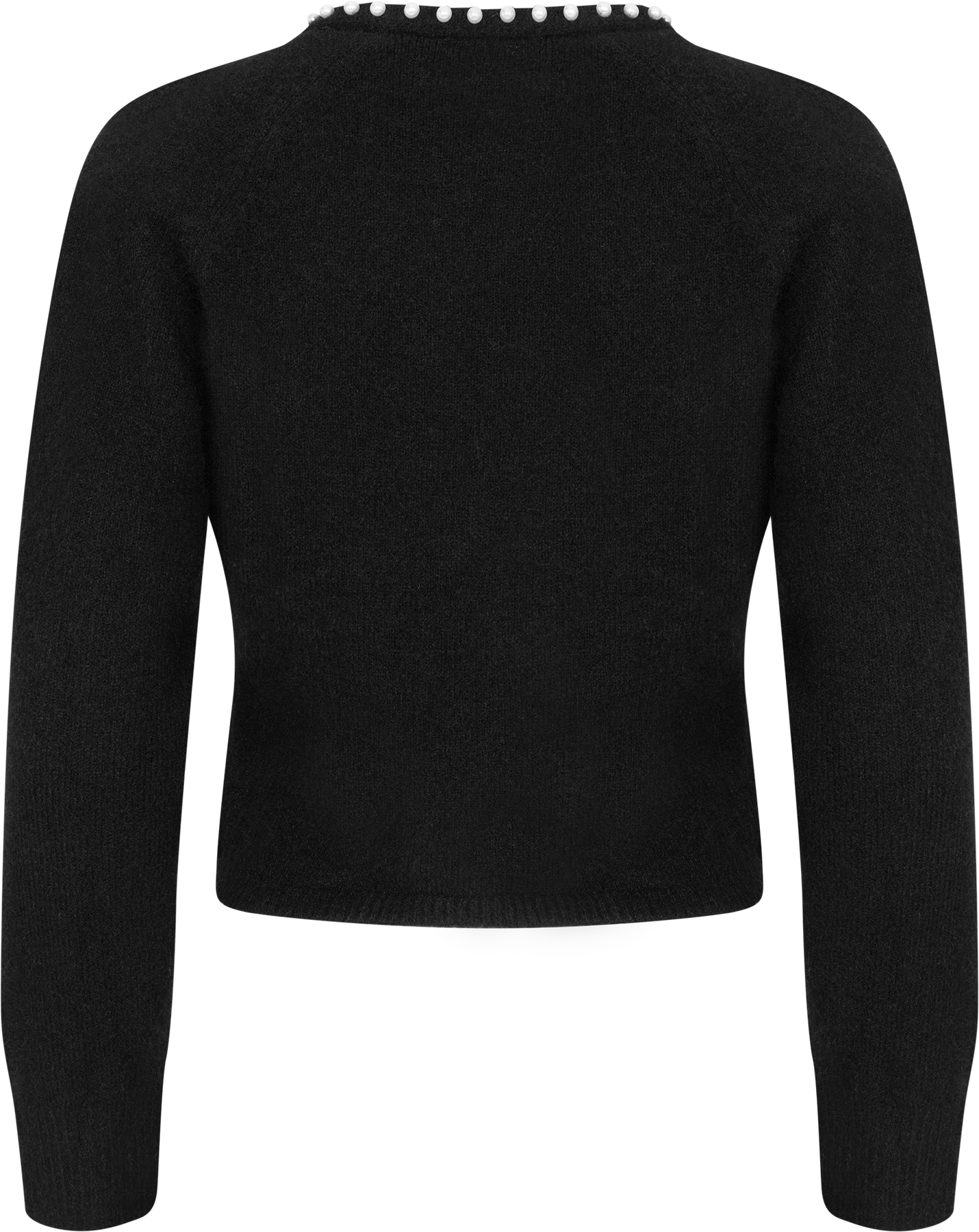 Sara Pearl Cardigan - Svart