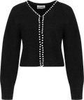 Sara Pearl Cardigan - Svart