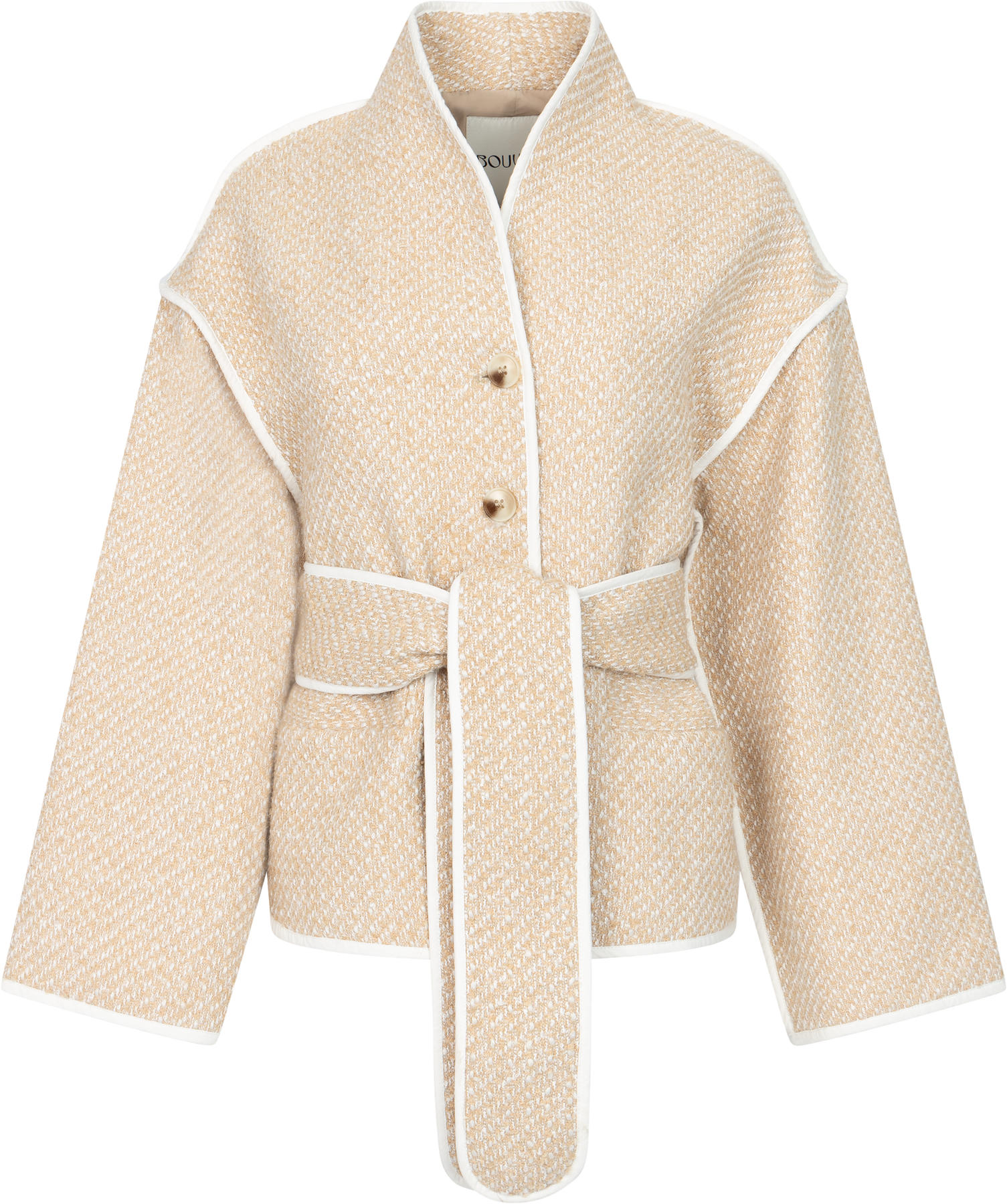 Estelle Tweed Jacket - Sand