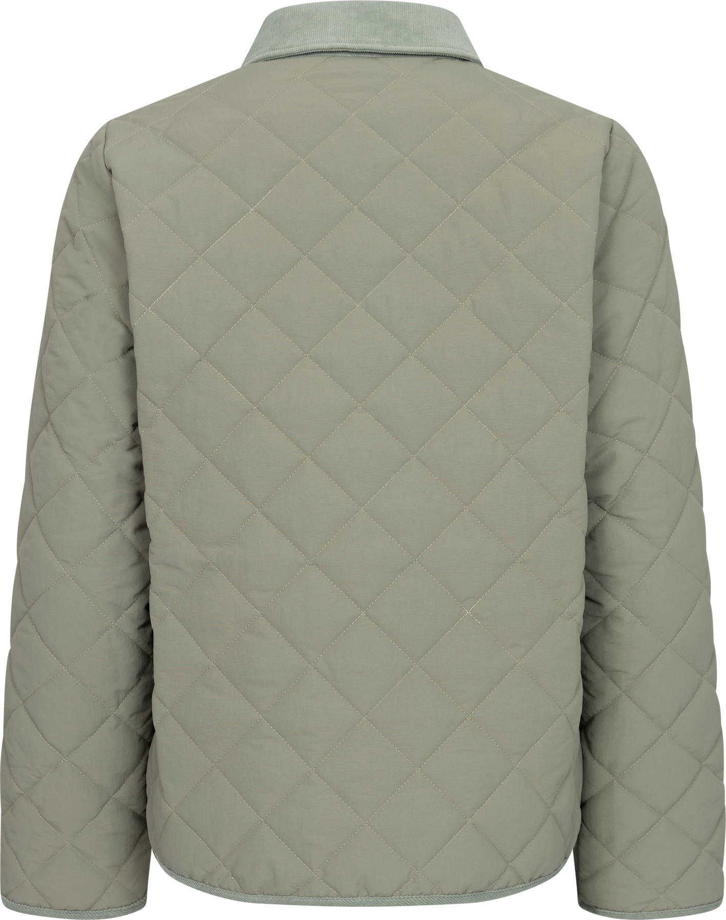 Anne Quilt Solid Jacket - Khaki