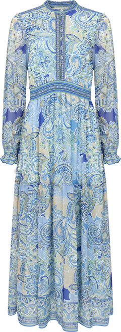 Shelby Long Dress - Blue