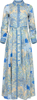 Clementine Long Dress - Blå
