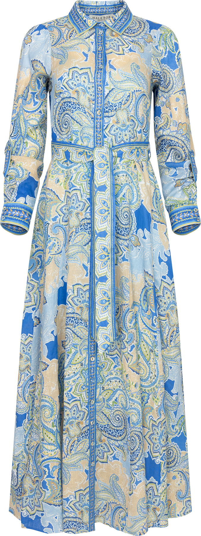 Clementine Long Dress - Blå