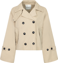 Anastasia Short Trench Jacket - Sand