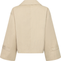 Anastasia Short Trench Jacket - Sand