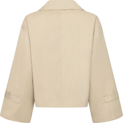 Anastasia Short Trench Jacket - Sand