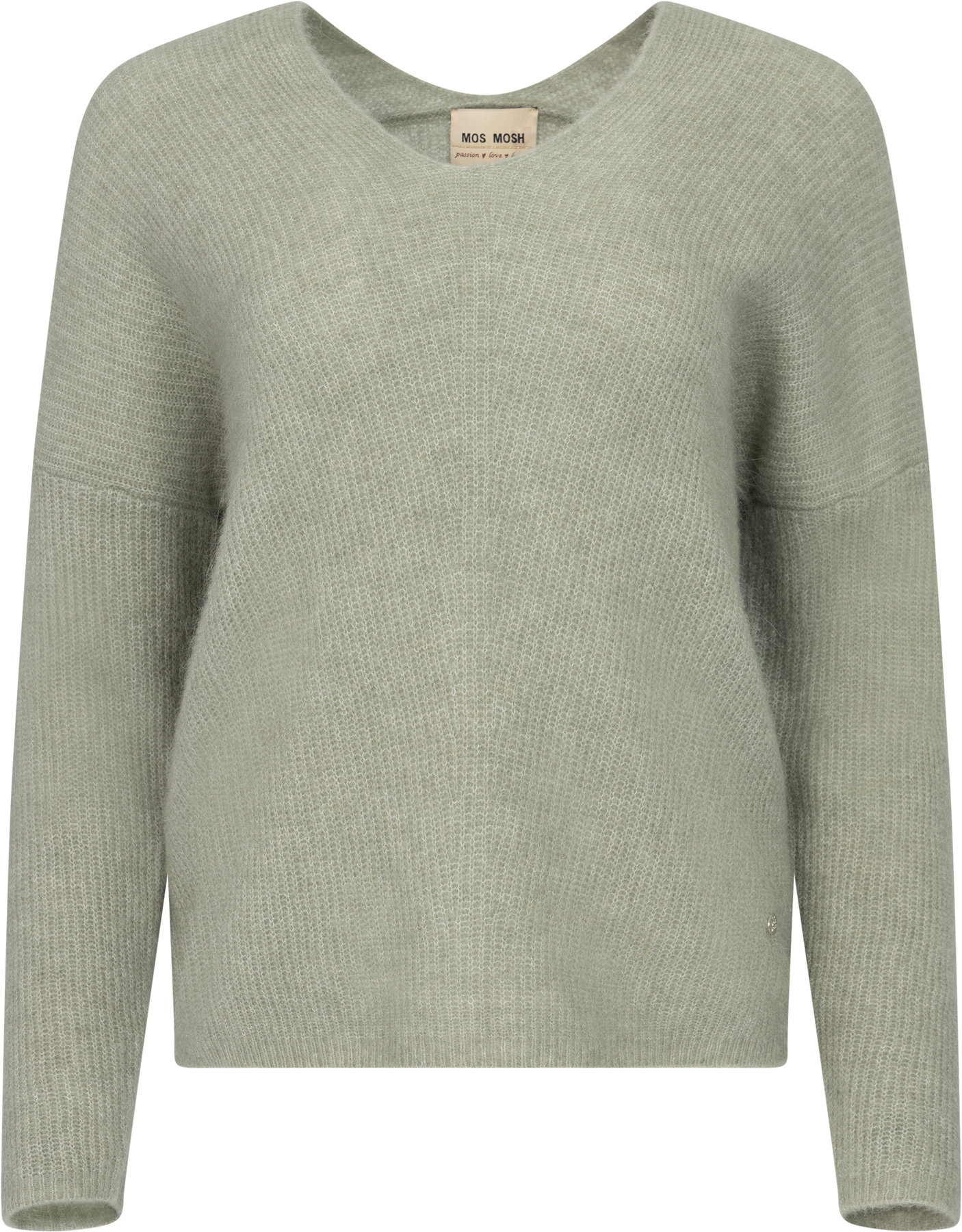 Thora V-Neck Knit - Shadow