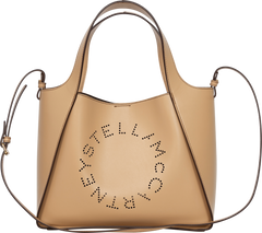 Logo Crossbody Tote Bag - Fawn