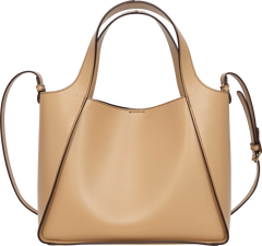 Logo Crossbody Tote Bag - Fawn