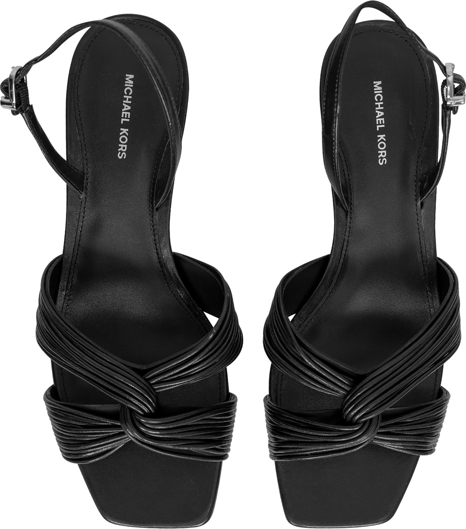 Alessia Kitten Sandal - Svart