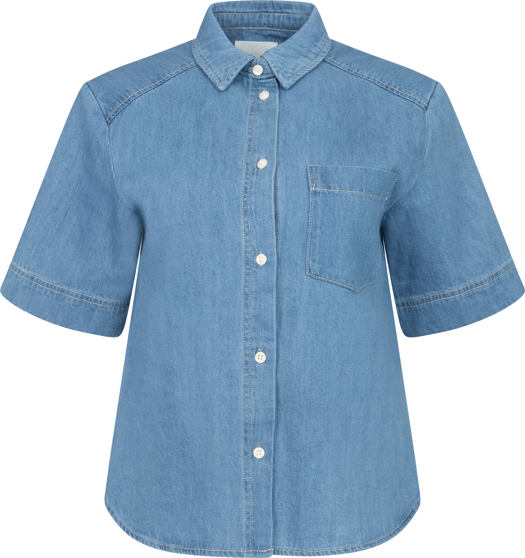 NiclaPW SH - Mellanblå denimskjorta