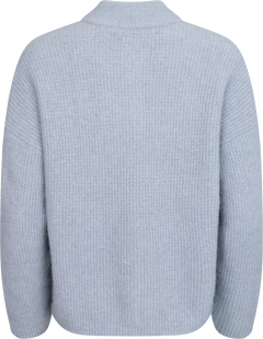 AlphaGZ Short Cardigan - Grey Blue Melange