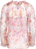 Monica Blouse W/Applique - Pink