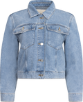Denimjacka - Mid Blue Broken In