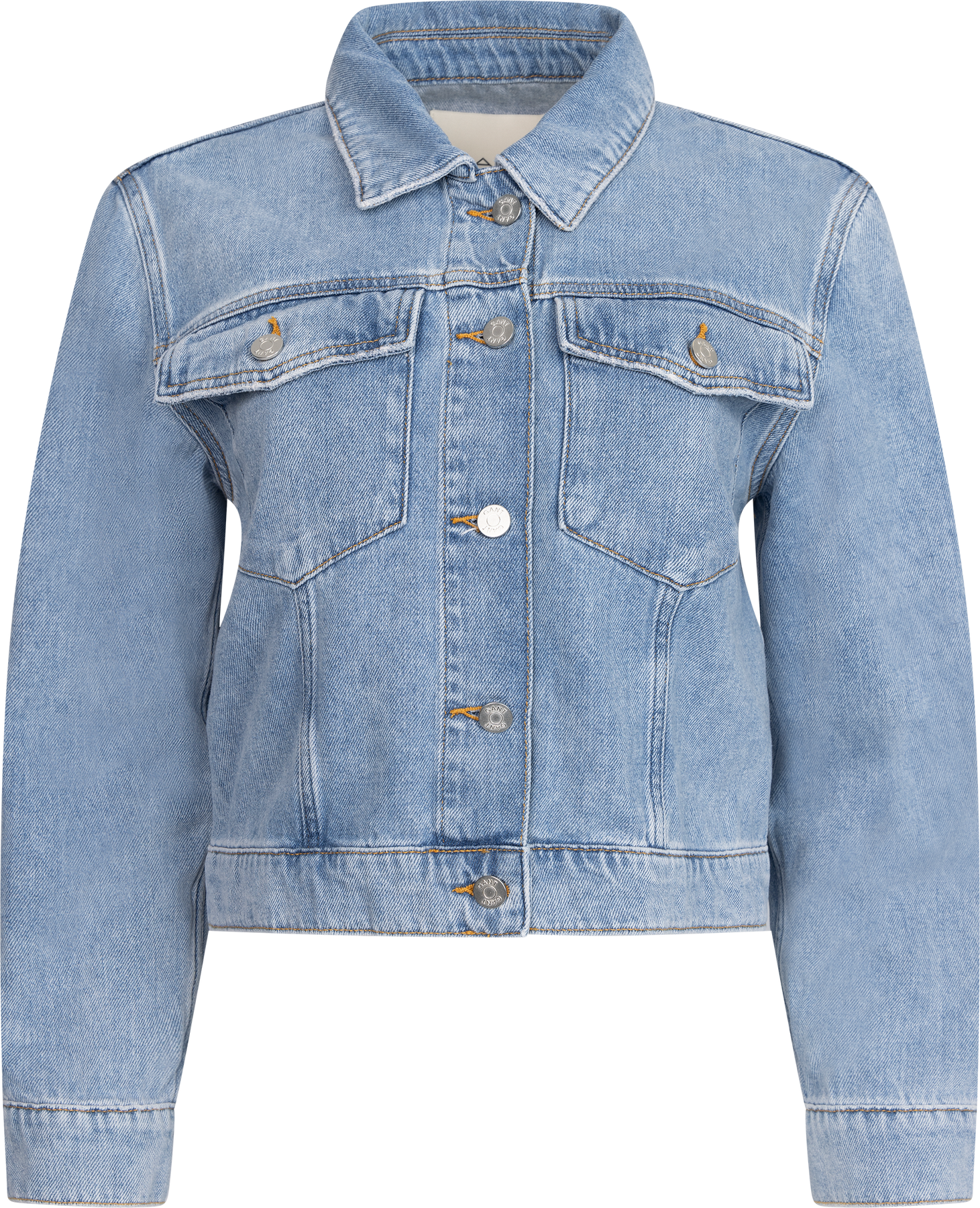 Denimjacka - Mid Blue Broken In