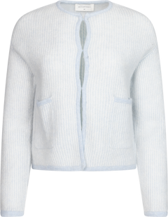 Eliza Nenaya Cardigan Stp - Skyway Egret