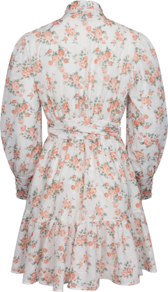 Liv B Rose Anglais Dress - Coral