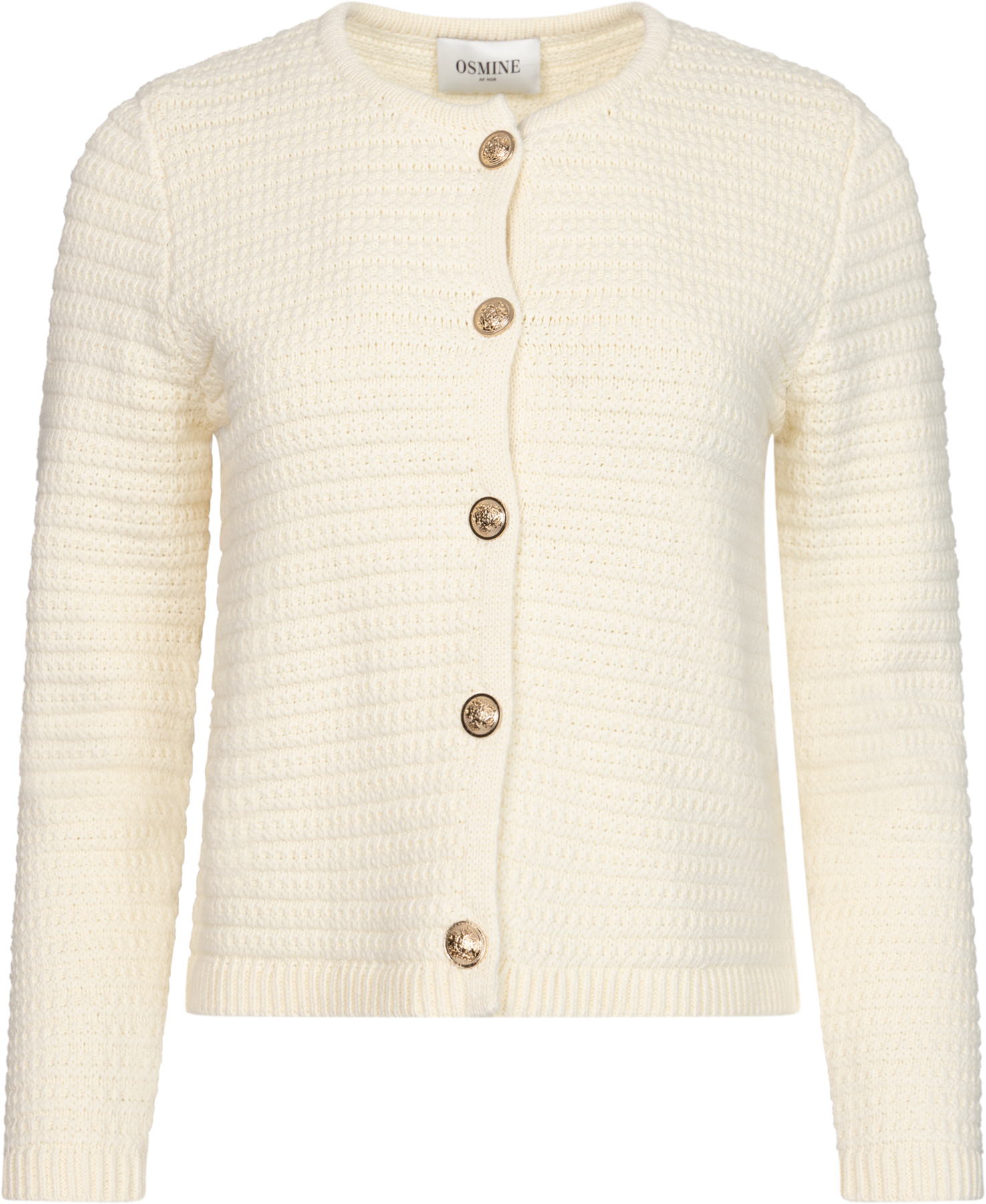 Marie Cotton Knit Cardigan - Off-white