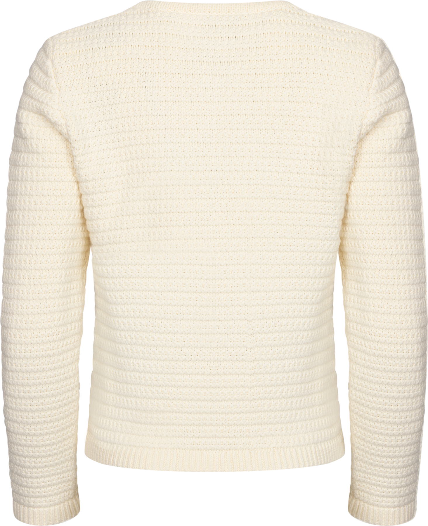 Marie Cotton Knit Cardigan - Off-white