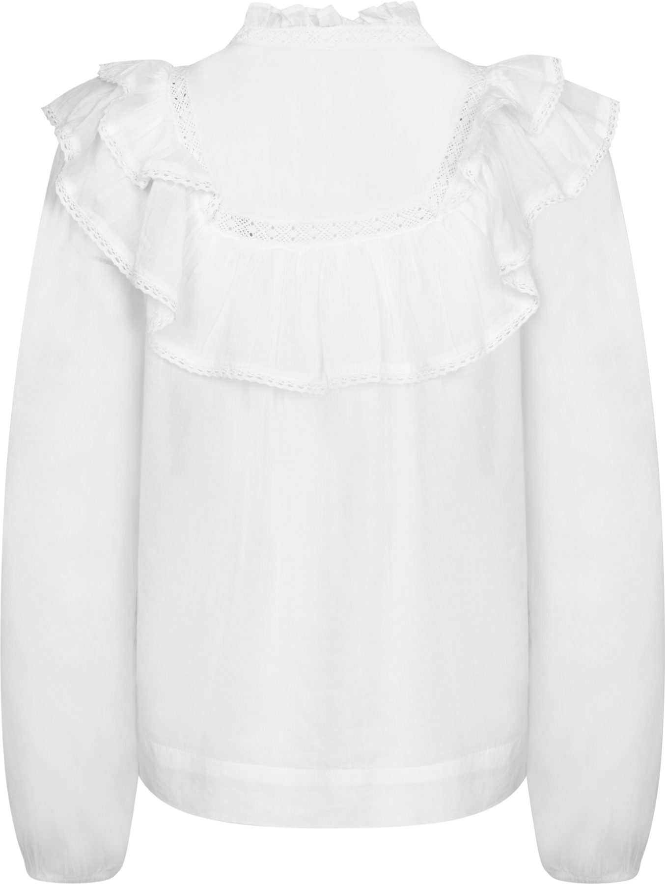 Viva Voile Blus - Vit