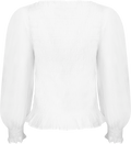 Tiril Smock Top - Vit