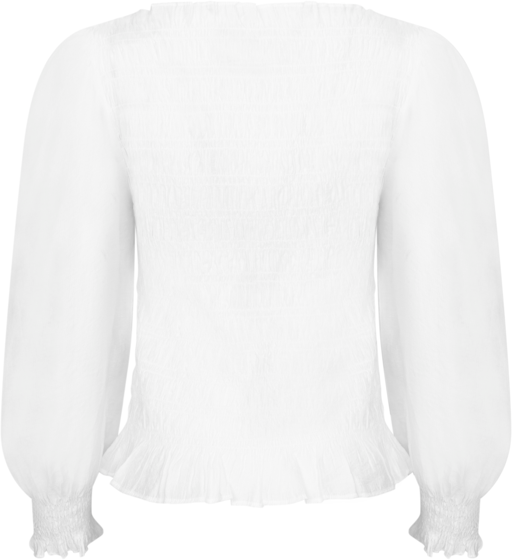 Tiril Smock Top - Vit