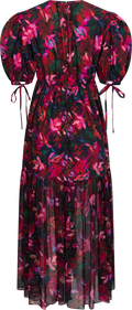 Collage Dress - Hibiscus
