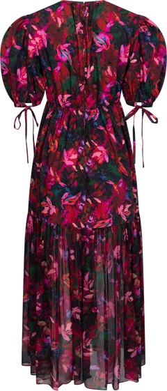Collage Dress - Hibiscus