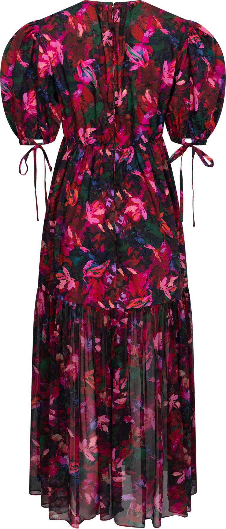 Collage Dress - Hibiscus