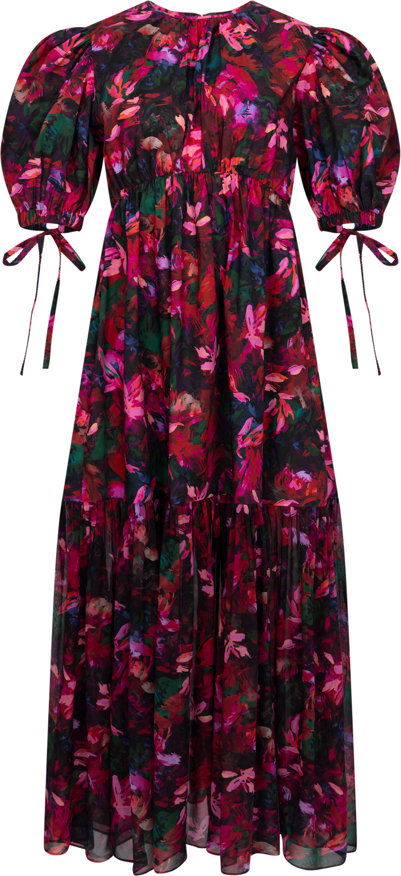 Collage Dress - Hibiscus