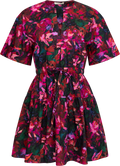 Nadira Dress - Hibiscus
