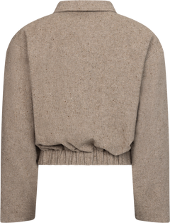 Sarahic Short Jacket - Brown Melange